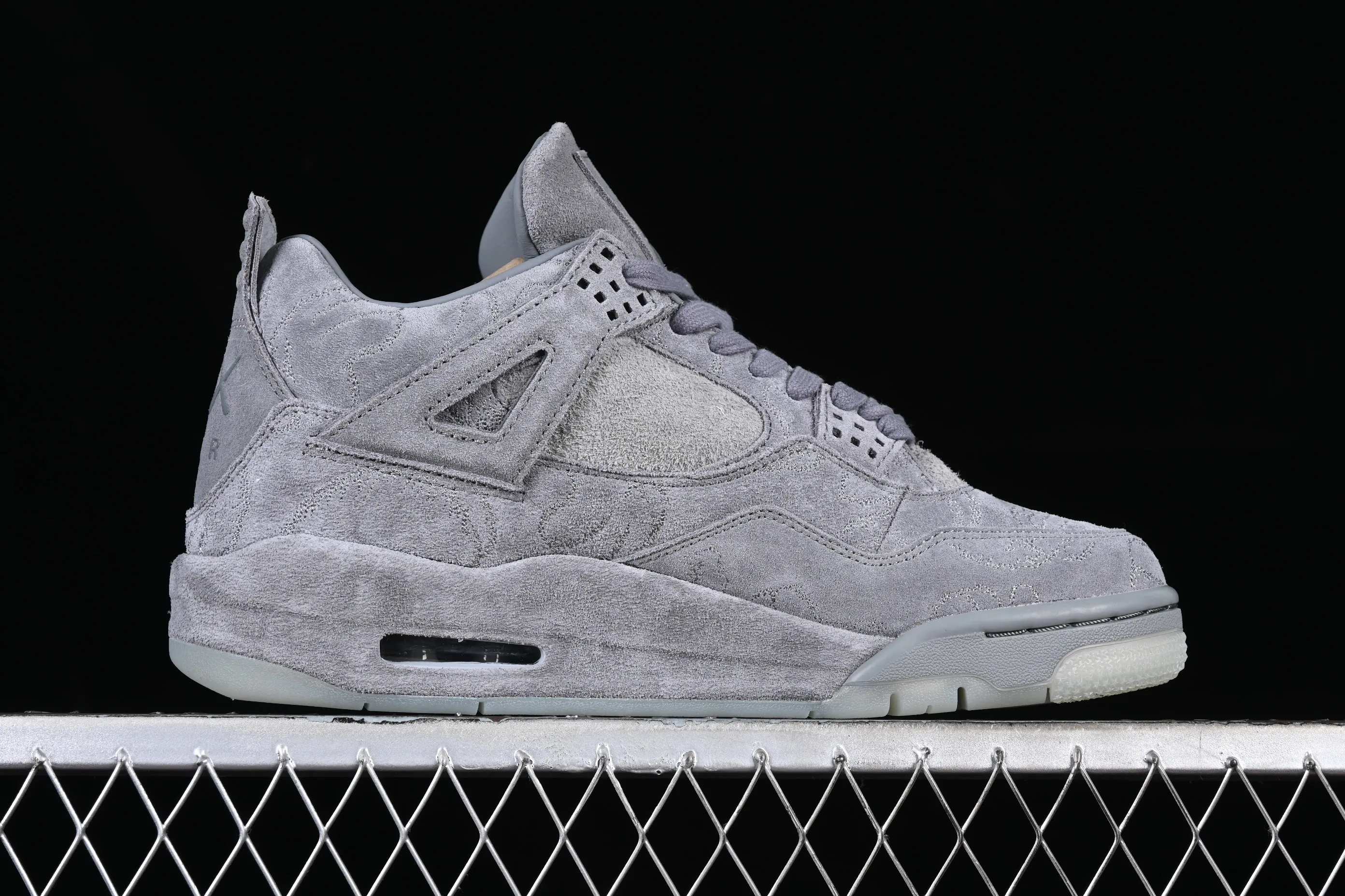 All categories Air Jordan Jordan series basketball shoes Air Jordan 4 OG version Air Jordan 4 Cool Gray AJ4 Joe 4 cool gray suede luminous bottom basketball shoes 930155-003